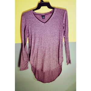 Maroon long sleeve Rue21 top